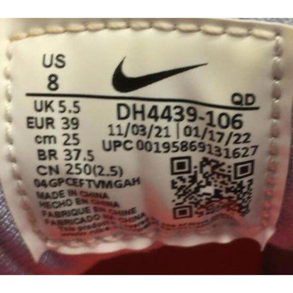 Nike Air Huarache Run White Bright Crimson Volt DH4439-106 sz 8 Retro Women's - Picture 5 of 6